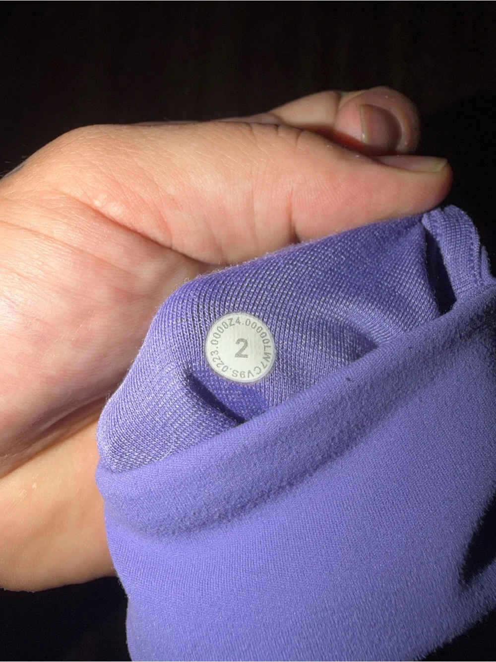 Lululemon Size 2 Align Curve Seam High-Rise Short Dark Lavender Yoga Gym